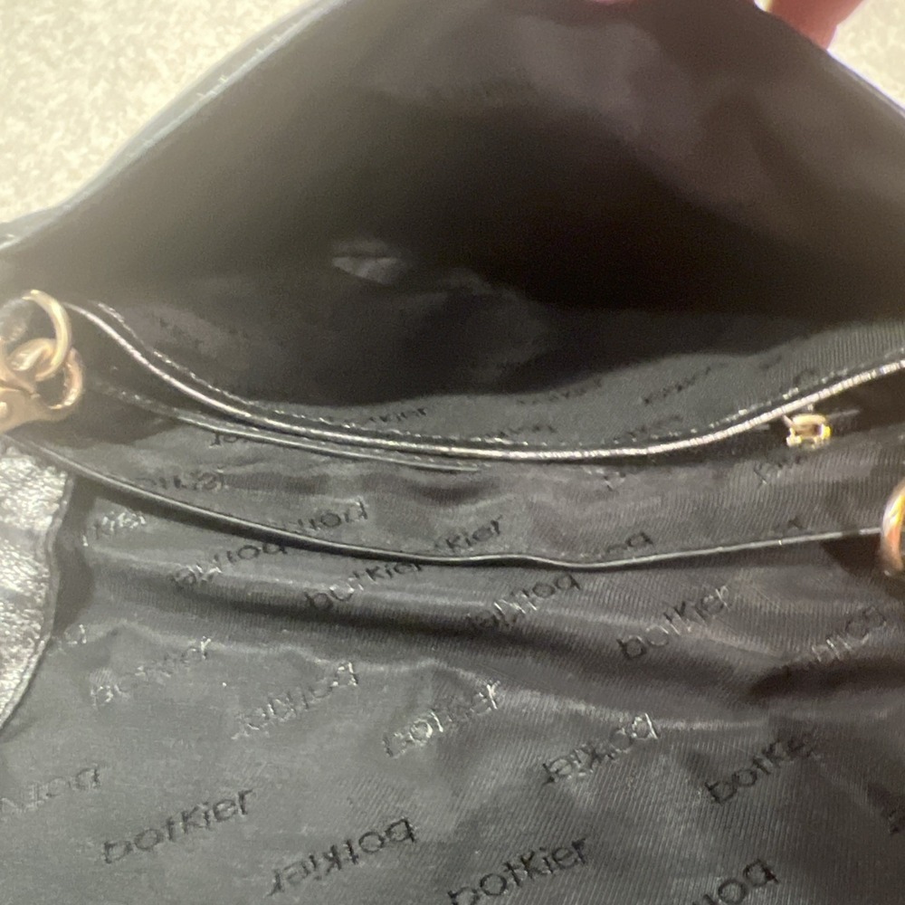 Botkier Calie Crossbody Clutch Medium Bag Gun Metal NWT Stunning Modern - Picture 10 of 16